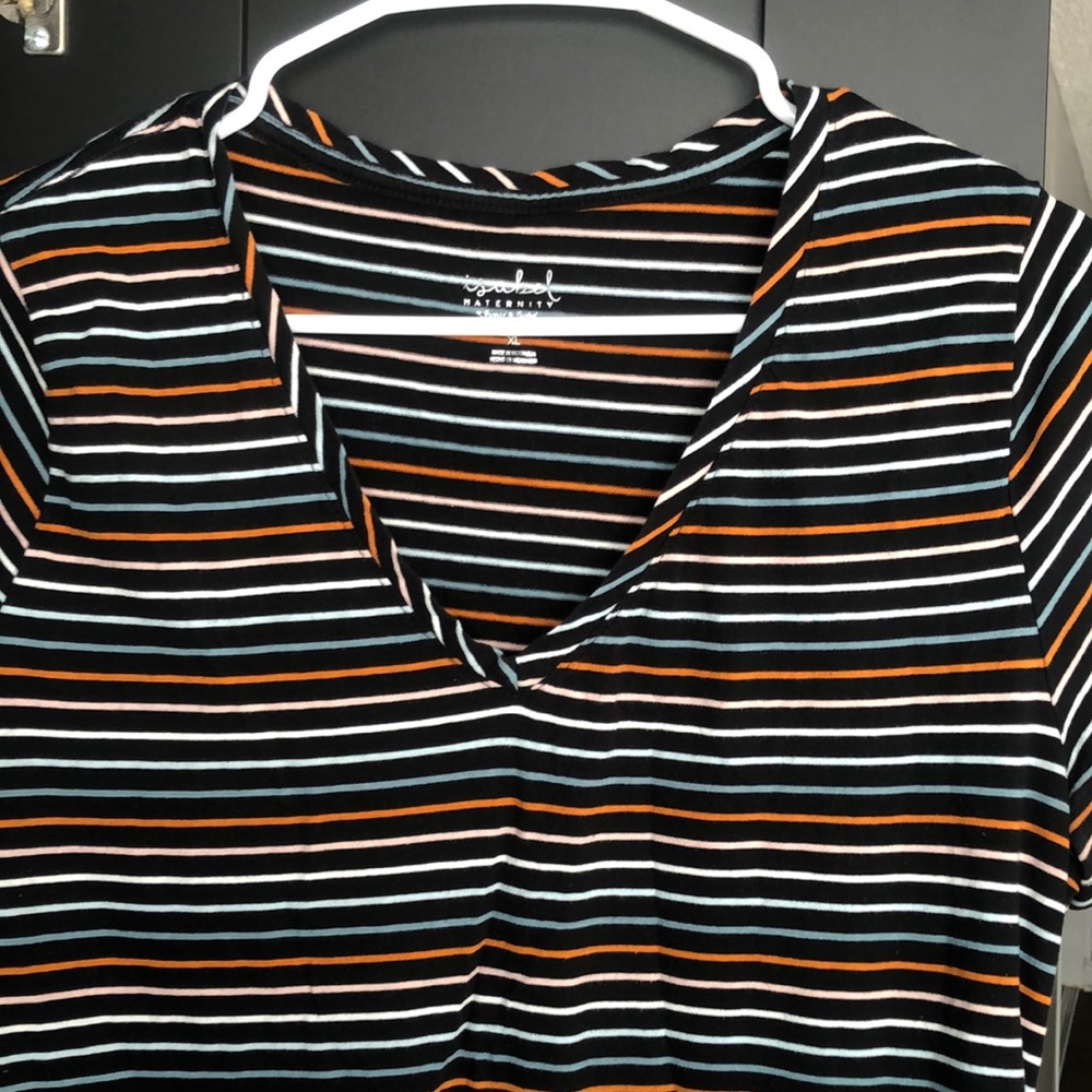 Maternity v neck top
